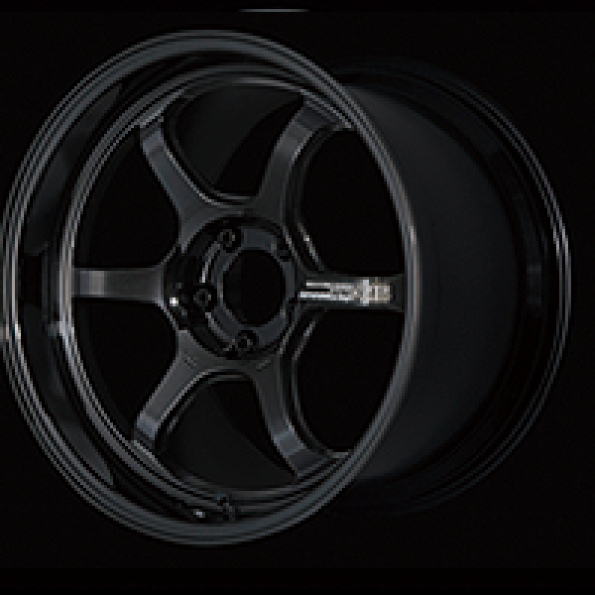 Picture of Advan R6 18x7.5 +44 5x100 Racing Titanium Black Wheel