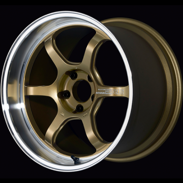 Picture of Advan R6 18x9.5 +05 5x114.3 Machining and Racing Brass Gold Wheel