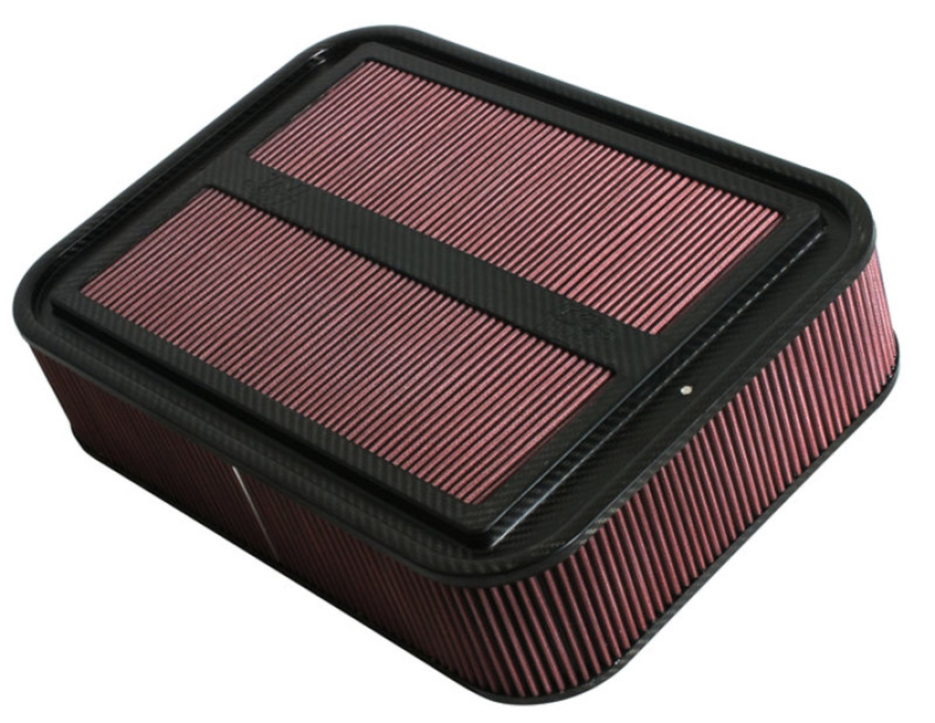Picture of K&N Custom Racing Assembly Carbon Fiber 4in Air Box w/o Base - Large