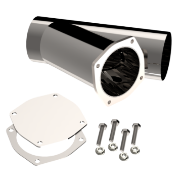 Picture of QTP 5in Weld-On QTEC Exhaust Cutout Y-Pipe