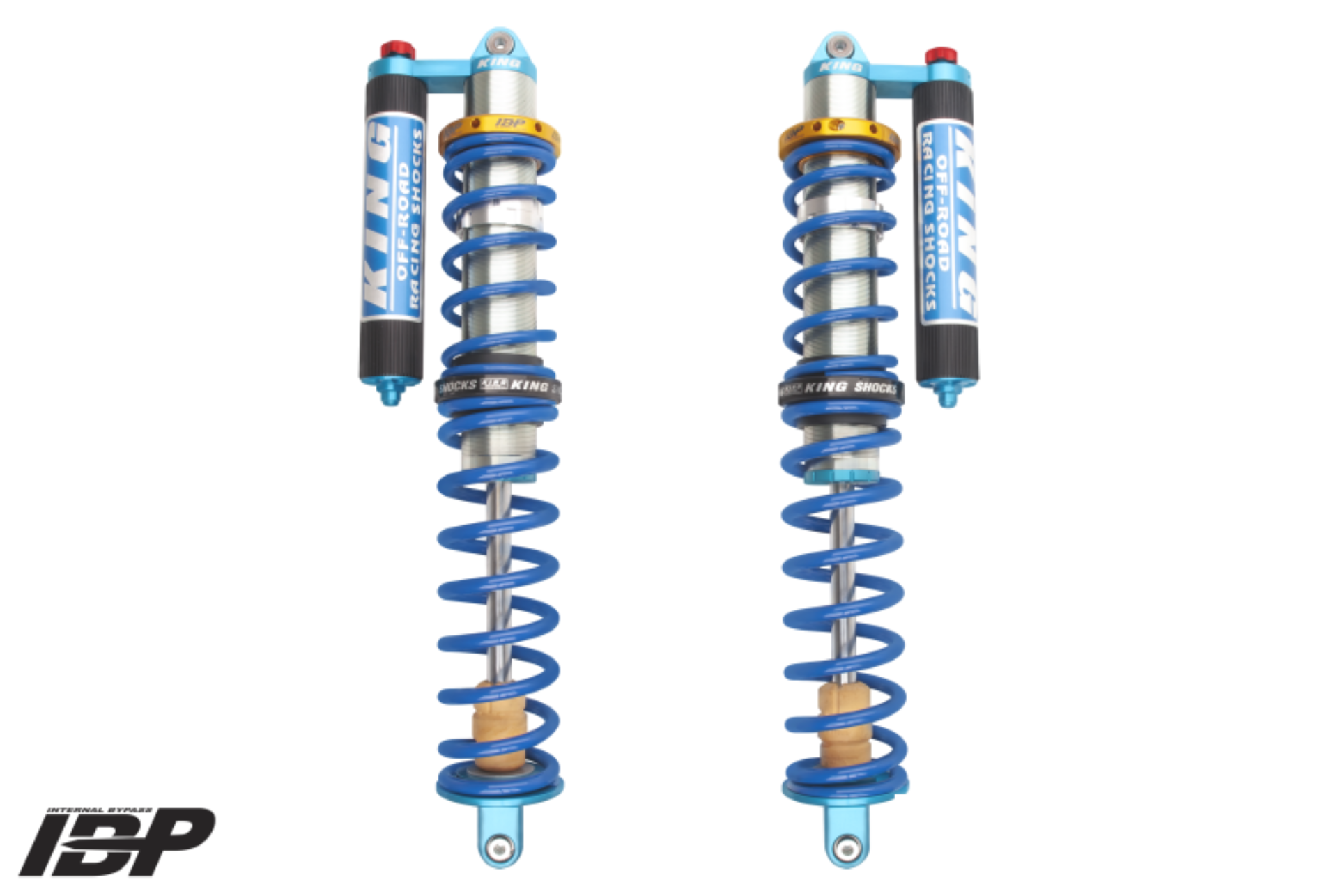Picture of King Shocks 18+ RZR-XP Turbo S 3.0 Rear Internal Bypass Piggyback Coilover w/ Finned Res & Adjuster