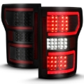 Picture of ANZO 18-19 Ford F-150 LED Taillight Black Housing Clear Lens Red Light Bar W/Sequential