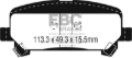 Picture of EBC Yellowstuff Brake Pad Sets - DP43045R