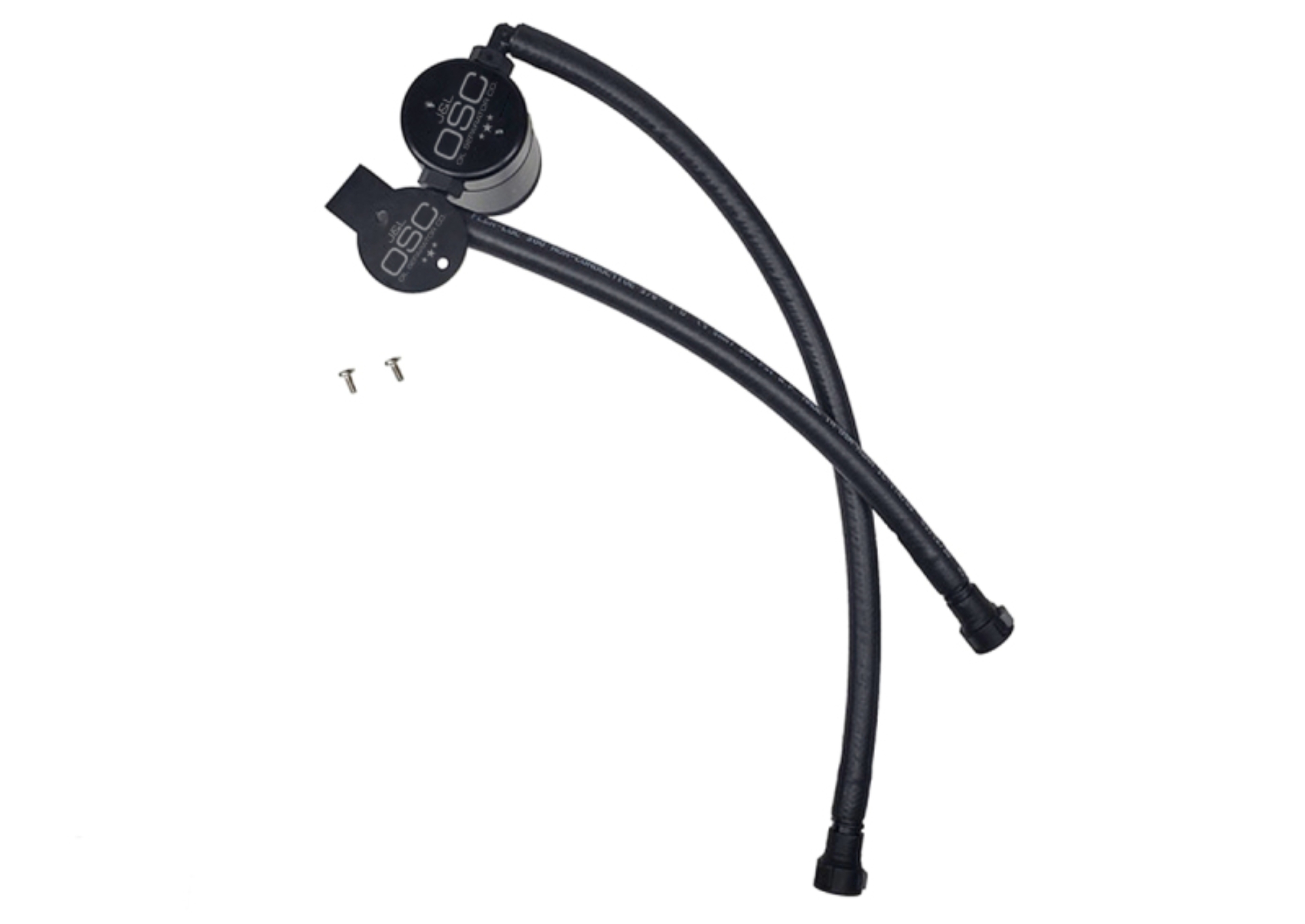 Picture of J&L 14-19 Chevrolet Corvette LT1 6.2L Driver Side Oil Separator 3.0 - Black Anodized