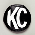 Picture of KC HiLiTES 6in. Round Soft Cover (Pair) - Black w/Yellow KC Logo