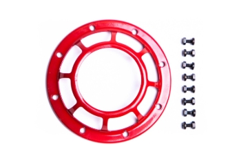 Picture of Hella Exclusive Horn Cover - Red - Includes Hardware (Single)