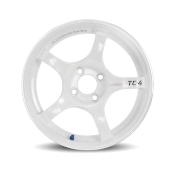 Picture of Advan TC4 18x8 +45 5x114.3 Racing White Wheel