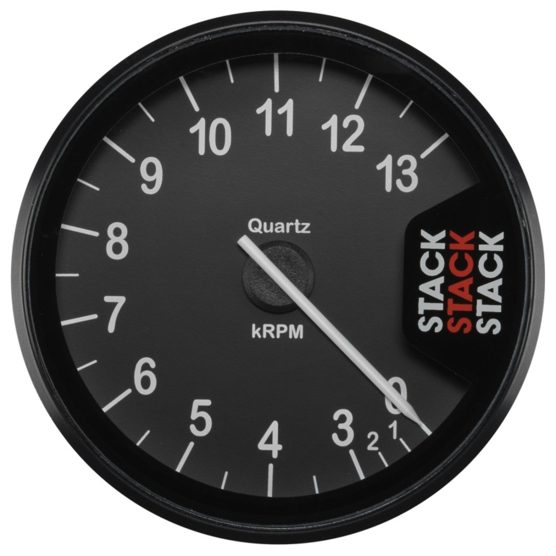 Picture of Autometer Stack Clubman Tachometer 80mm 0-3-13K RPM - Black