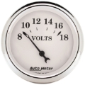 Picture of Autometer Old Tyme White 5 Piece Kit (MPH/FUEL/OILP/WTMP/BAT) 59-60 Chevy Car Direct-Fit Dash Kit