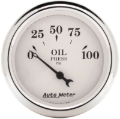 Picture of Autometer Old Tyme White 5 Piece Kit (MPH/FUEL/OILP/WTMP/BAT) 59-60 Chevy Car Direct-Fit Dash Kit
