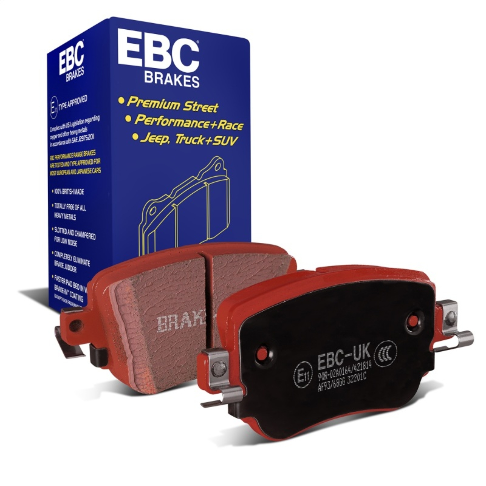 Picture of EBC 15+ Volkswagen GTi 2.0 Turbo Redstuff Rear Brake Pads
