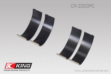 Picture of King Engine Bearings BMW N55B30A Sputter Replacement Rod Bearing Set - Size STD (2 Pair)