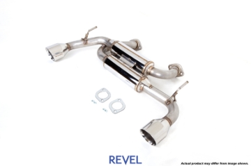 Picture of Revel Medallion Touring-S Catback Exhaust - Dual Muffler / Axle Back 2017 Infiniti Q60 3.0t RWD