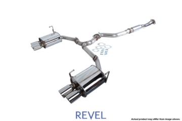 Picture of Revel Medallion Touring-S Catback Exhaust - Dual Muffler/ Quad Tip 15-17 Subaru Impreza WRX / Sti