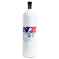 Picture of Nitrous Express 15lb Bottle w/Lightning 500 Valve (6.89 Dia x 26.69 Tall) w/ -6 AN Nipple