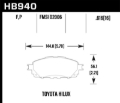 Picture of Hawk Performance HAWK Super Duty Brake Pad Sets - HB940P.616