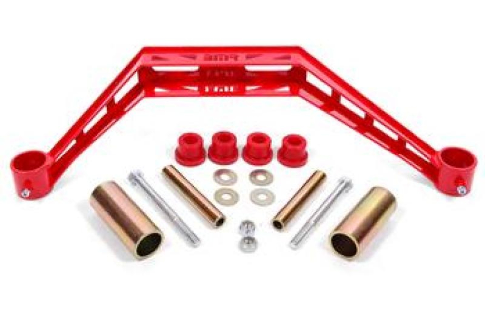 Picture of BMR 79-93 Ford Mustang Transmission Crossmember TH400 / T-56 - Red