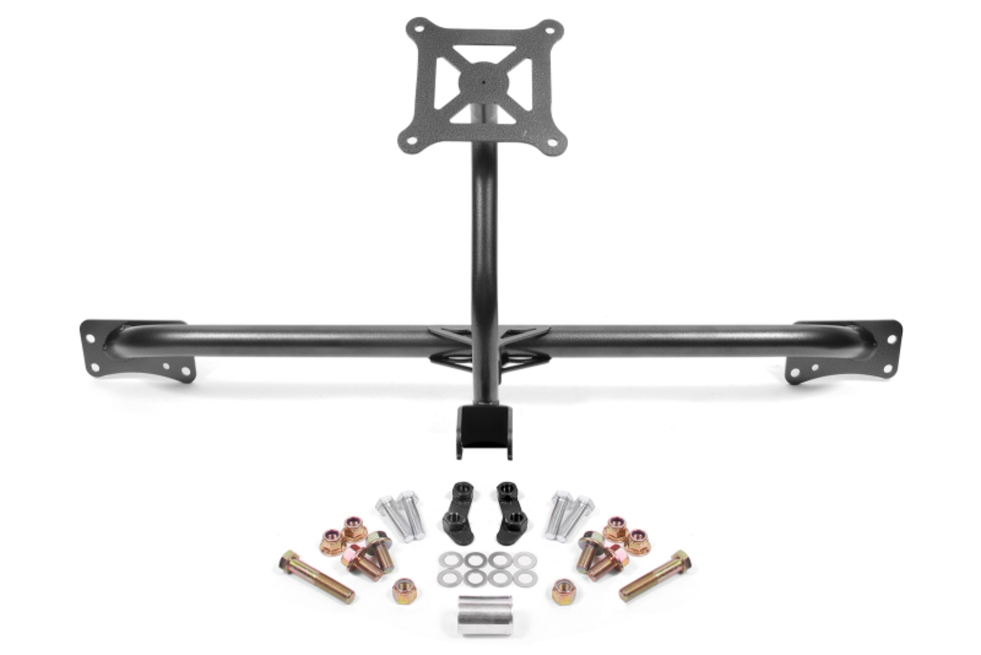 Picture of BMR 2015-2019 Ford Mustang Bolt-On Parachute Mount - Black Hammertone