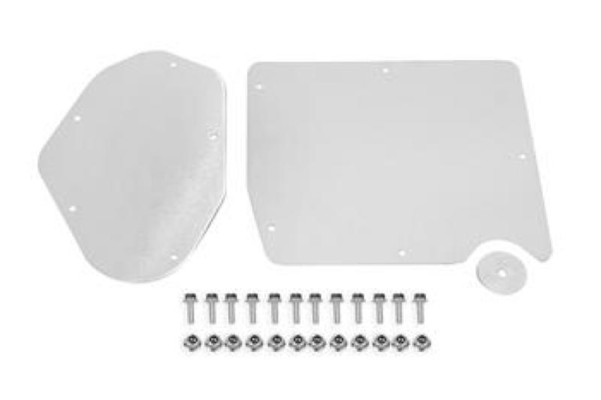 Picture of BMR 15-20 Ford Mustang A/C & Heater Delete Panel (Aluminum) - Bare