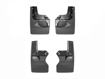 Picture of WeatherTech 2020+ Jeep Gladiator No Drill Mudflaps - Black