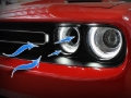 Picture of aFe Momentum GT Dynamic Air Scoop Dodge Challenger 15-20 - Red