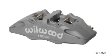 Picture of Wilwood Caliper-Forged Dynapro 6 5.25in Mount-Anodized-R/H 1.62/1.38in/1.38in Pistons .81in Disc
