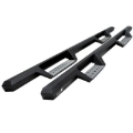 Picture of Westin 04-13 Chevy Silverado 1500 Crew Cab HDX Stainless Drop Nerf Step Bars - Textured Black