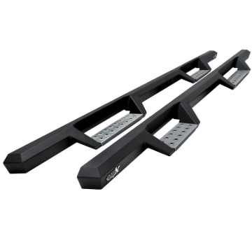 Picture of Westin 04-13 Chevy Silverado 1500 Crew Cab HDX Stainless Drop Nerf Step Bars - Textured Black