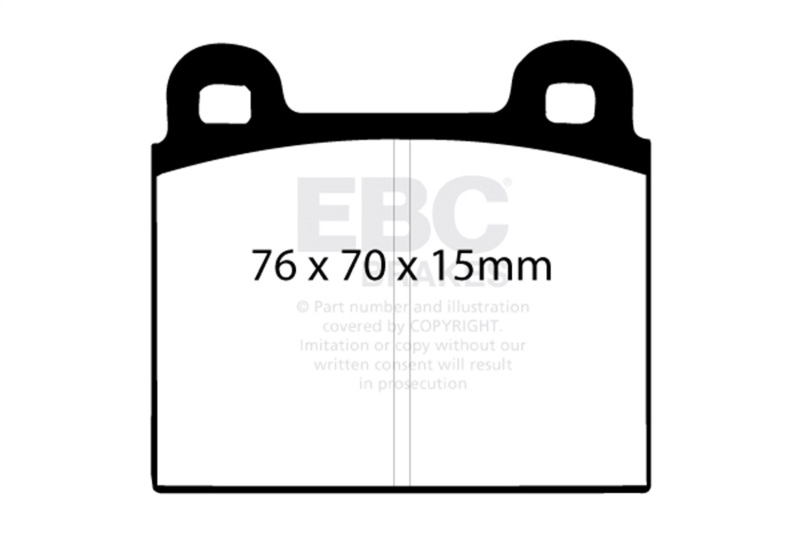 Picture of EBC Yellowstuff Brake Pad Sets - DP4103R