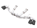 Picture of AWE Tuning 2020 Chevrolet Corvette (C8) Track Edition Exhaust - Quad Diamond Black Tips