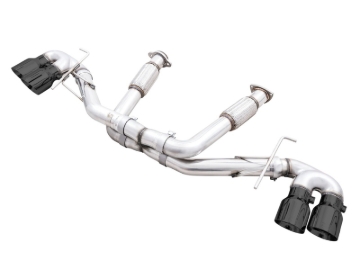 Picture of AWE Tuning 2020 Chevrolet Corvette (C8) Track Edition Exhaust - Quad Diamond Black Tips