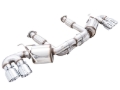 Picture of AWE Tuning 2020 Chevrolet Corvette (C8) Touring Edition Exhaust - Quad Chrome Silver Tips