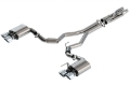 Picture of Borla 2020 Ford GT500 5.2L AT 3in ATAK CatBack Exhaust w/ Chrome Tips