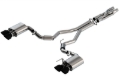 Picture of Borla 2020 Ford GT500 5.2L AT 3in ATAK CatBack Exhaust w/ Black Chrome Tips