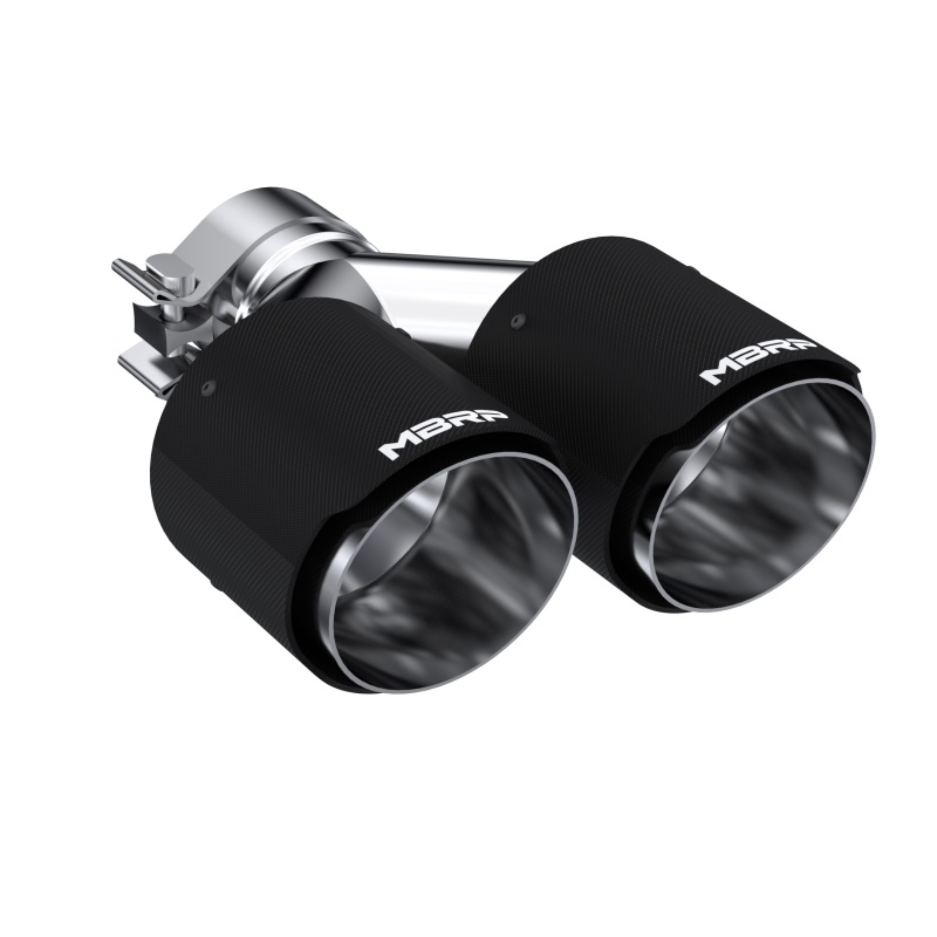 Picture of MBRP Universal Carbon Fiber Dual Tip 4in OD/2.5in Inlet
