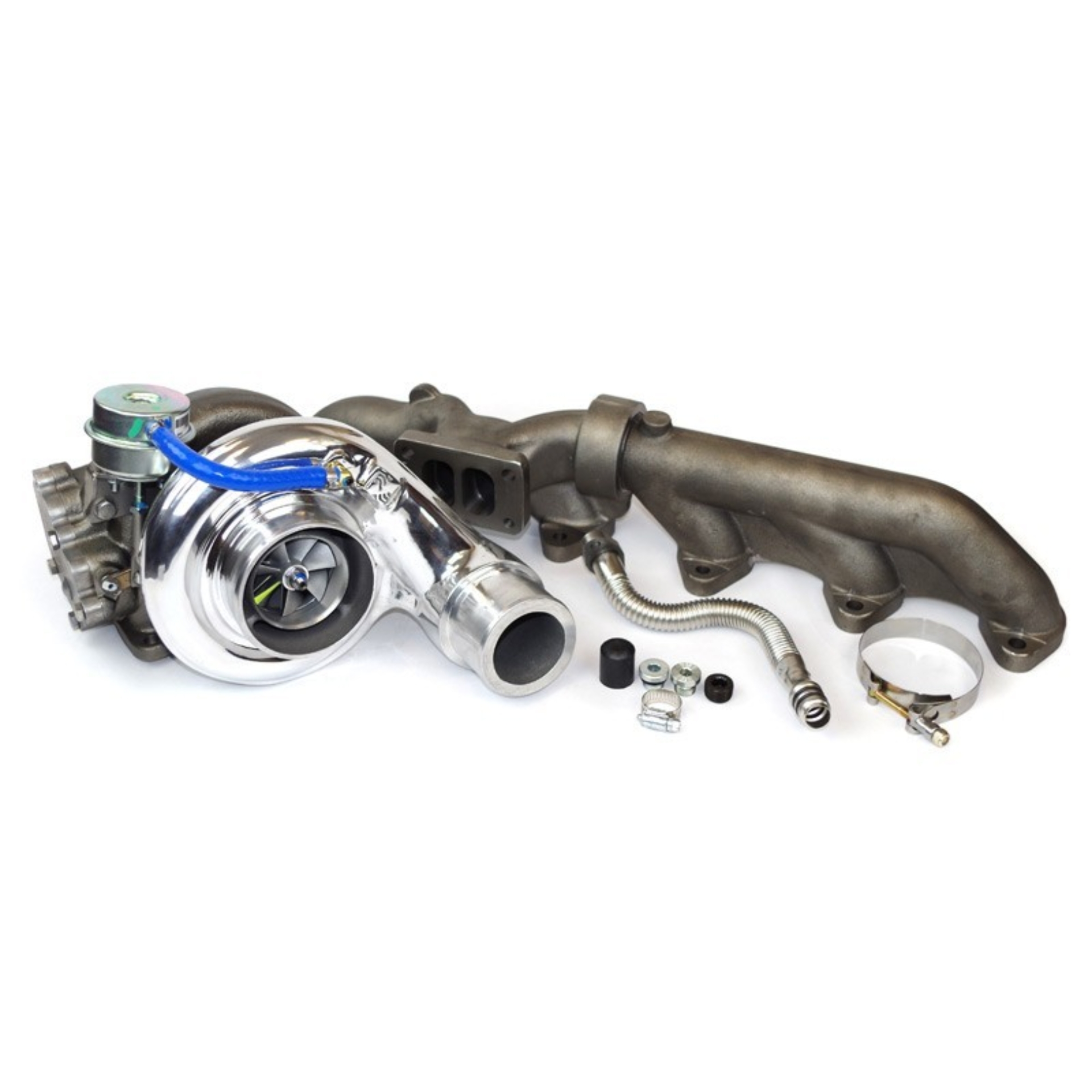 Picture of Industrial Injection 07.5-09 Dodge 6.7L Cummins Silver Bullet 62mm Turbo Kit