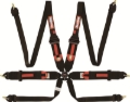 Picture of RaceQuip Black FIA CAMLOCK 6pt Pull Up Lap FHR