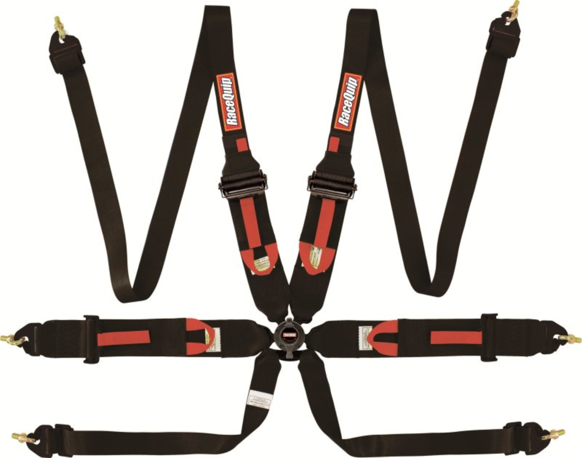 Picture of RaceQuip Black FIA CAMLOCK 6pt Pull Up Lap FHR