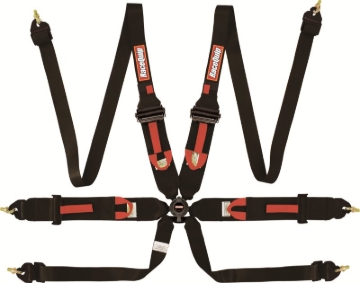 Picture of RaceQuip Black FIA CAMLOCK 6pt Pull Up Lap FHR