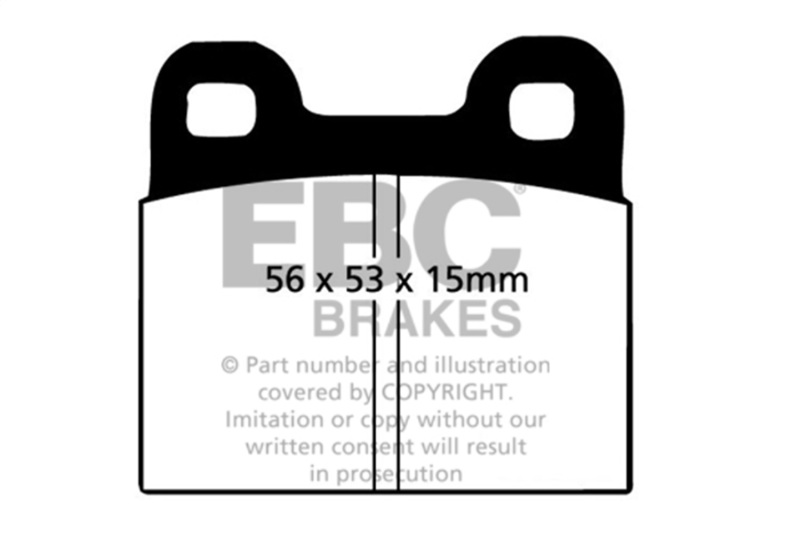 Picture of EBC Greenstuff Brake Pad Sets - DP2105