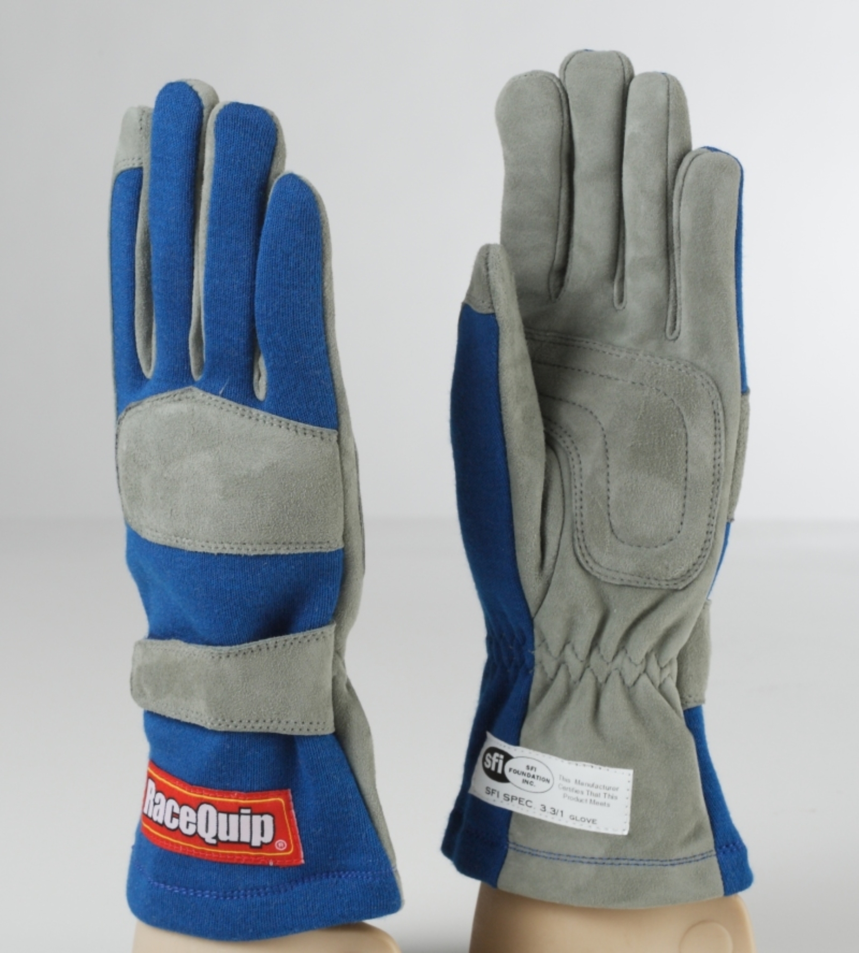 Picture of RaceQuip Blue 1-Layer SFI-1 Glove - Medium