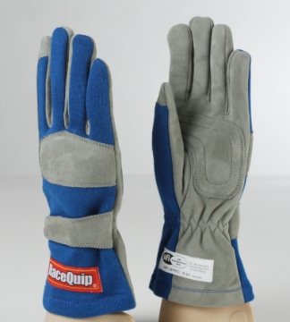 Picture of RaceQuip Blue 1-Layer SFI-1 Glove - Large
