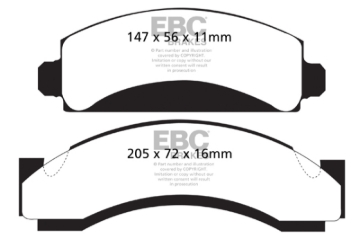 Picture of EBC Yellowstuff Brake Pad Sets - DP41241R