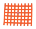 Picture of RaceQuip Orange Ribbon Window Net