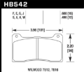 Picture of Hawk Performance HAWK HP+ Brake Pad Sets - HB542N.490