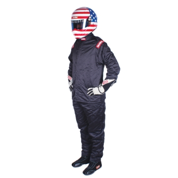Picture of RaceQuip Black Chevron-5 Jacket SFI-5 - Medium