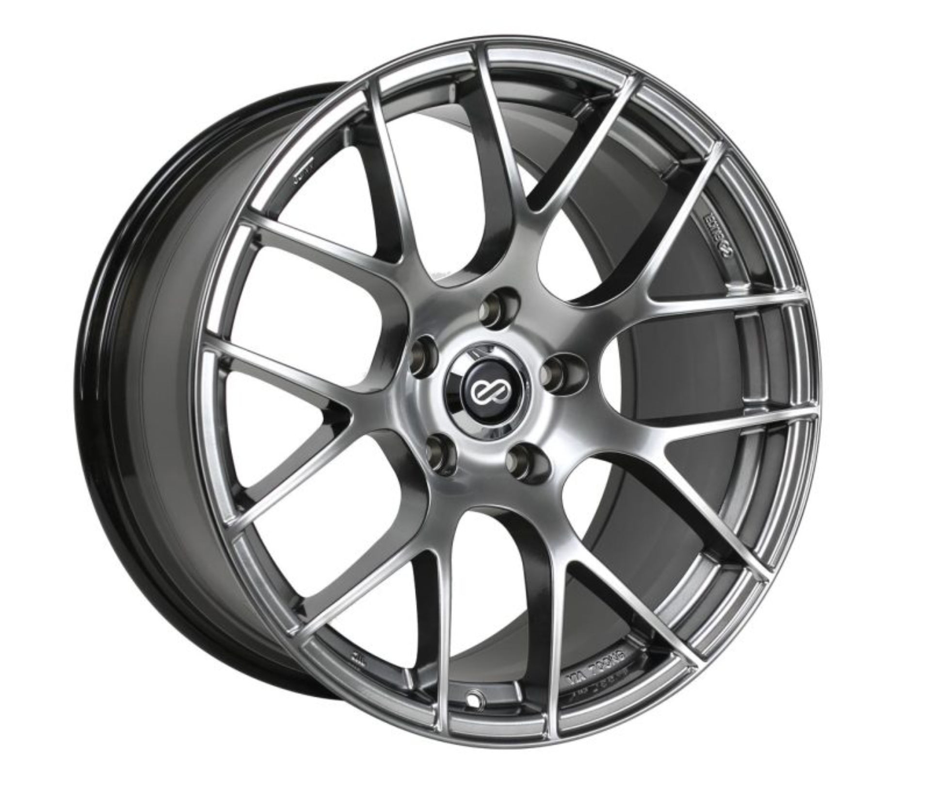 Picture of Enkei Raijin 18x10.5 25mm Offset 5x114.3 Bolt Pattern Hyper Silver Wheel