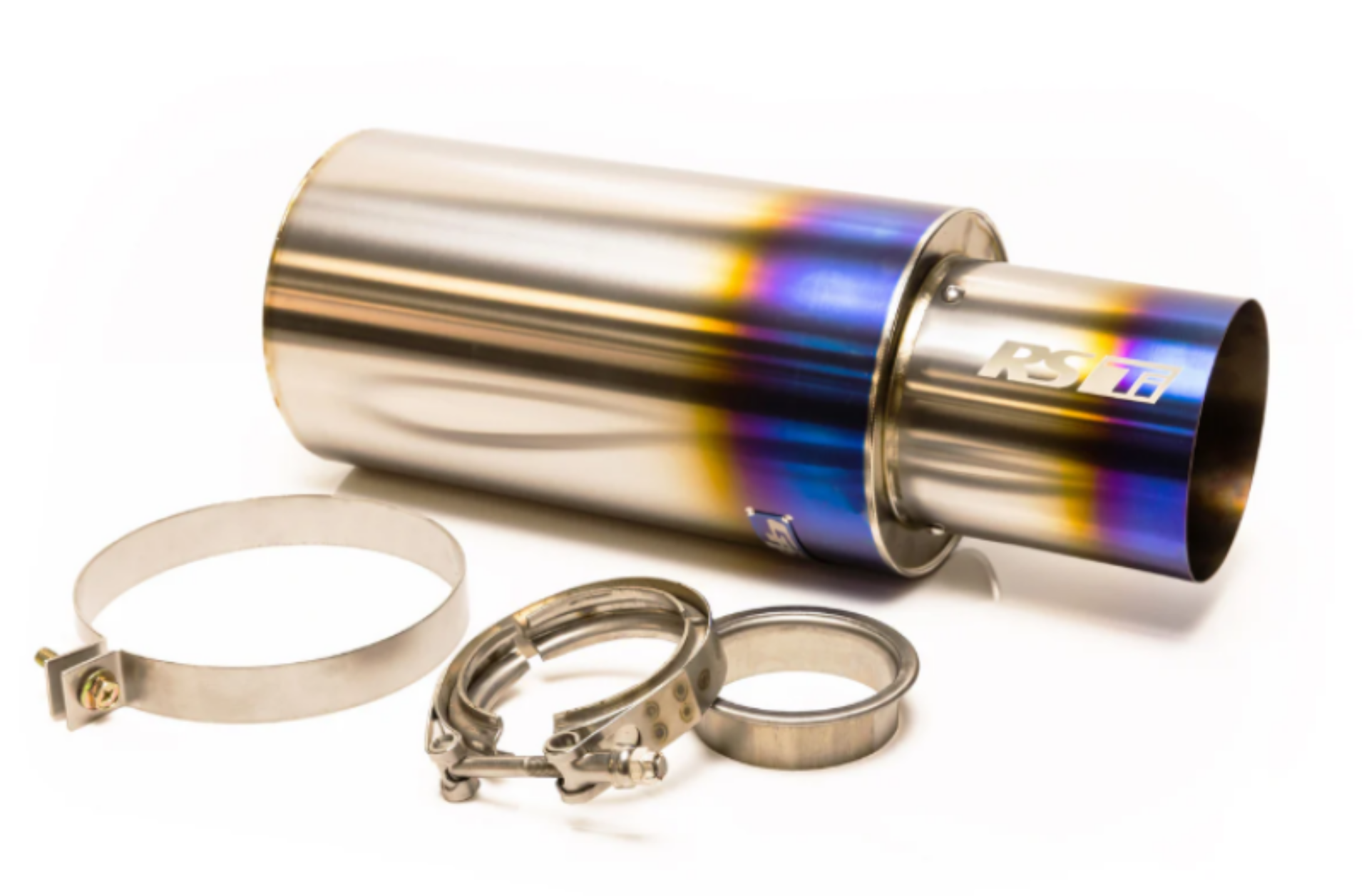 Picture of GReddy Universal 3in 3-Bolt Tip Revolution Ti Muffler