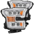 Picture of AlphaRex 11-16 Ford F-350 SD NOVA LED Proj Headlights Plank Style Chrm w/Activ Light/Seq Signal
