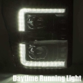 Picture of AlphaRex 11-16 Ford F-250 SD PRO-Series Projector Headlights Plank Style Alpha Black w/Seq Signal